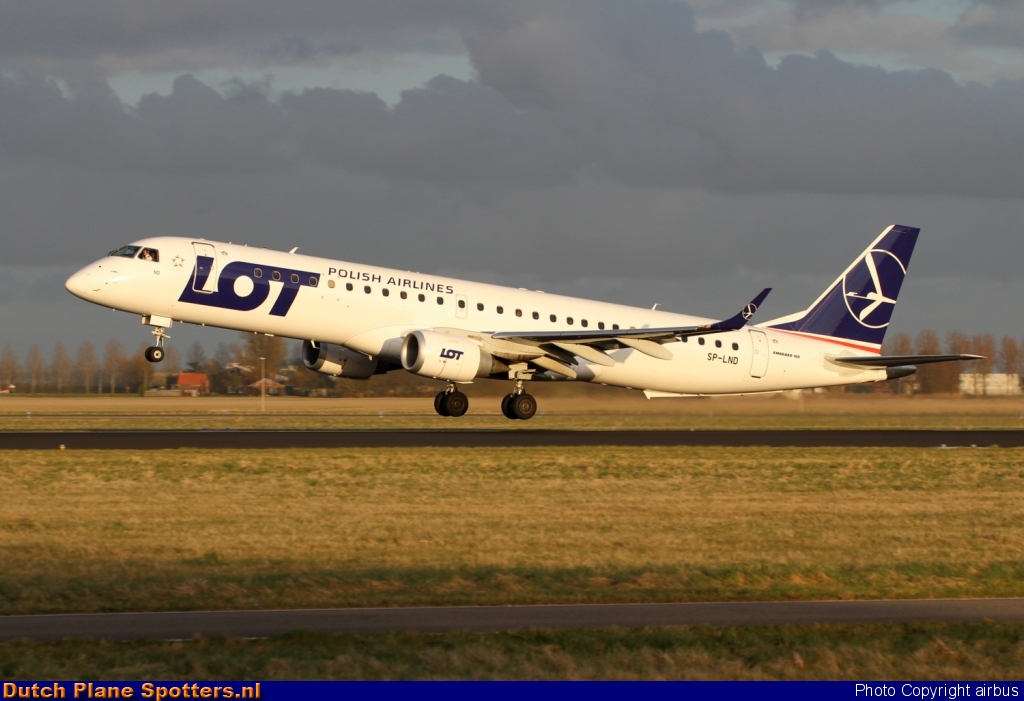 SP-LND Embraer 195 LOT Polish Airlines by airbus