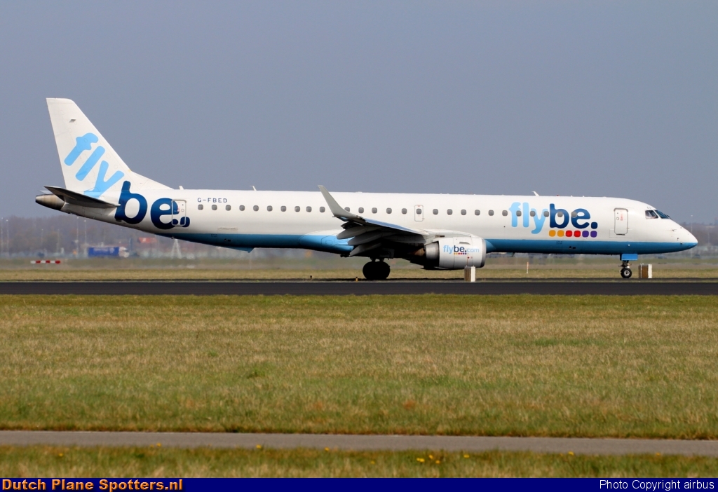 G-FBED Embraer 195 Flybe by airbus