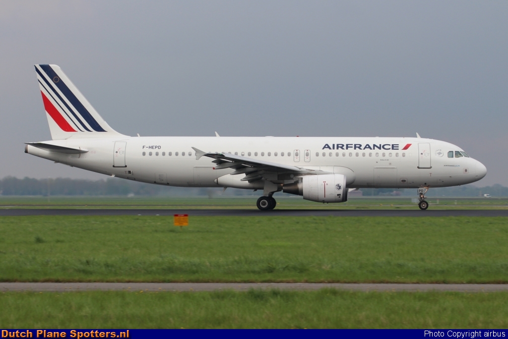 F-HEPD Airbus A320 Air France by airbus