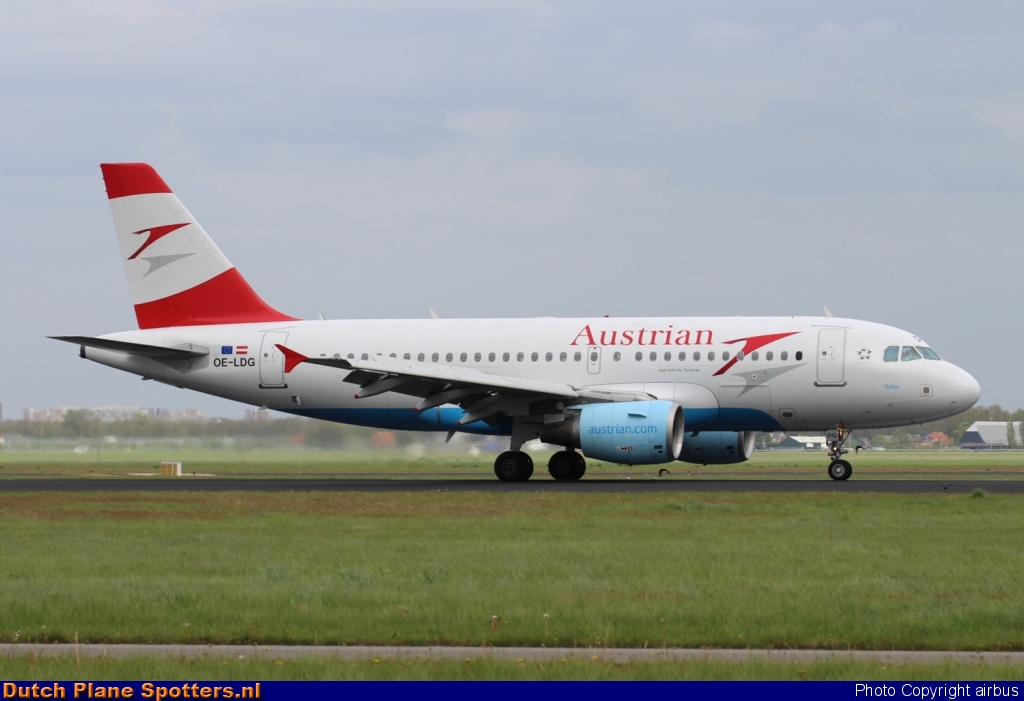OE-LDG Airbus A319 Austrian Airlines by airbus