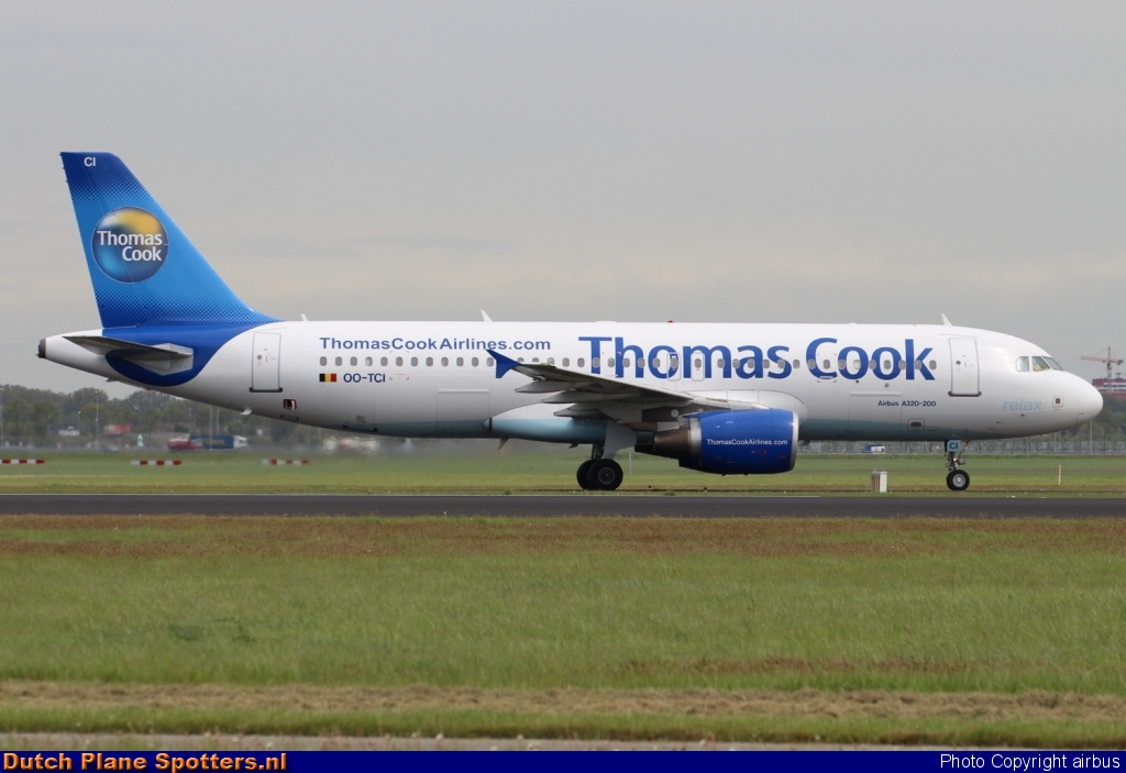 OO-TCI Airbus A320 Thomas Cook by airbus