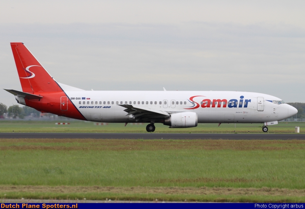 OM-SAA Boeing 737-400 Samair by airbus