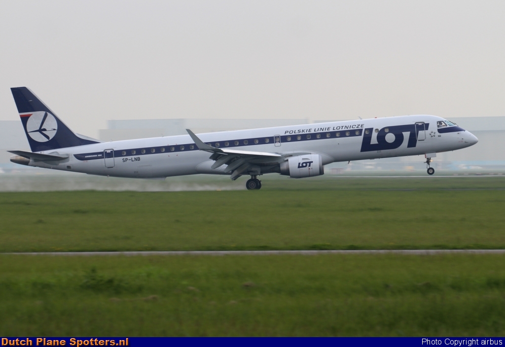 SP-LNB Embraer 195 LOT Polish Airlines by airbus