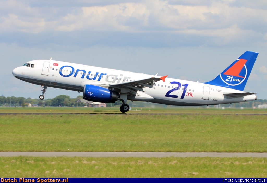 TC-OBP Airbus A320 Onur Air by airbus