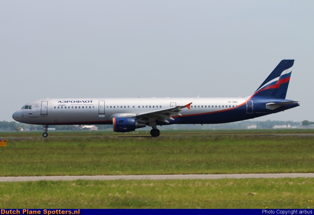 VP-BWO Airbus A321 Aeroflot - Russian Airlines by airbus