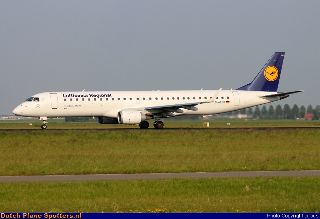 D-AEBG Embraer 195 CityLine (Lufthansa Regional) by airbus