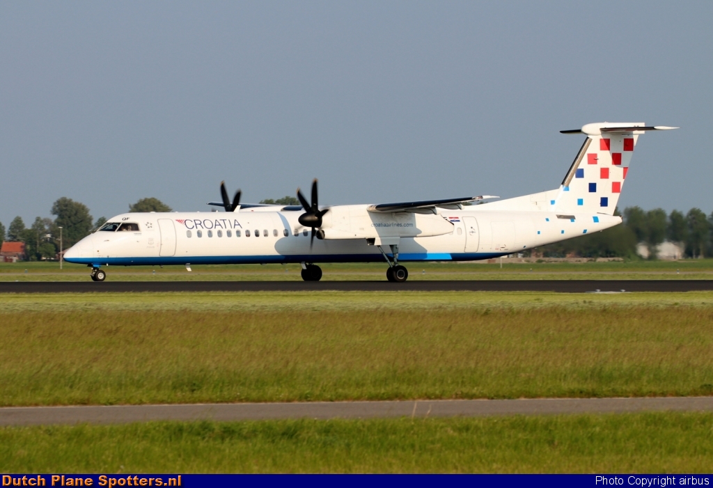 9A-CQF Bombardier Dash 8-Q400 Croatia Airlines by airbus