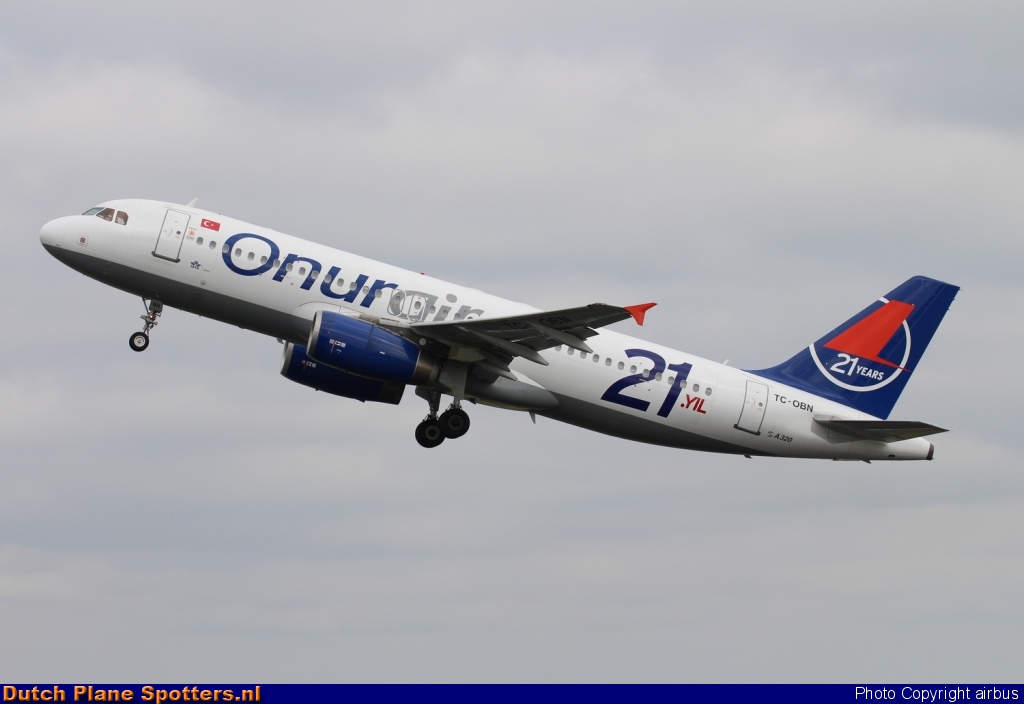 TC-OBN Airbus A320 Onur Air by airbus