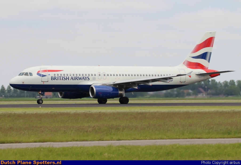 G-EUUF Airbus A320 British Airways by airbus
