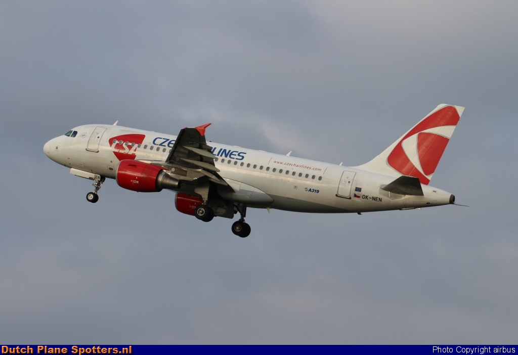 OK-NEN Airbus A319 CSA Czech Airlines by airbus