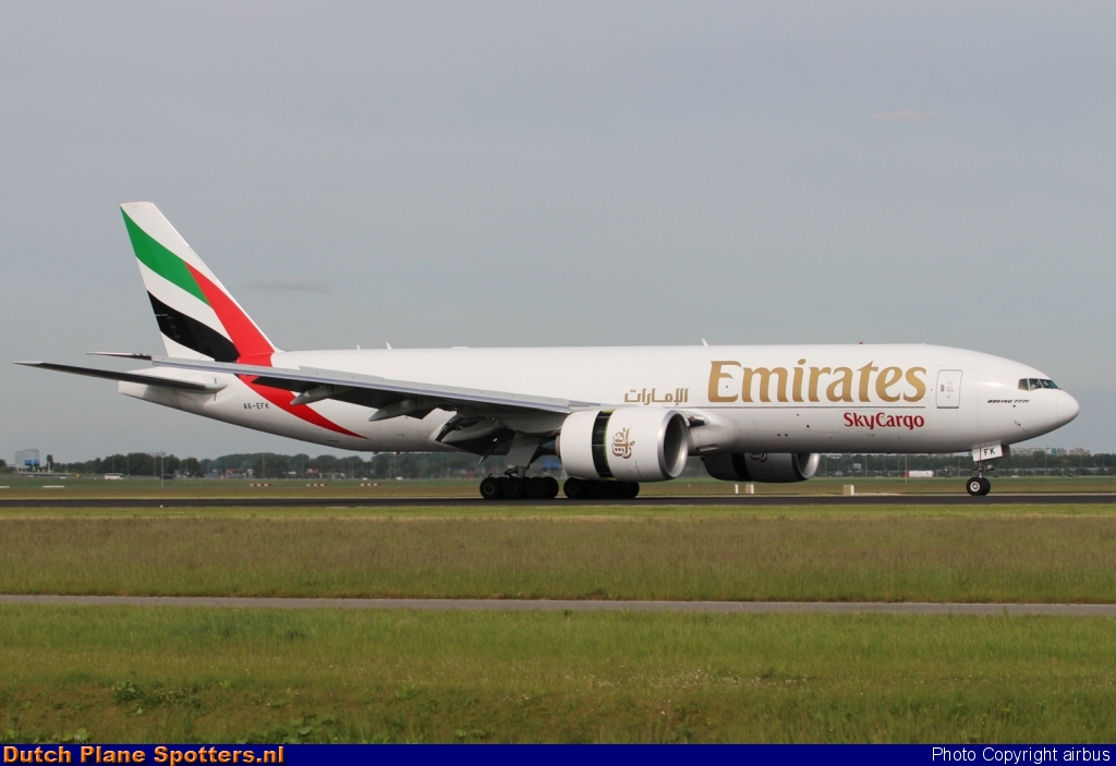 A6-EFK Boeing 777-F Emirates Sky Cargo by airbus