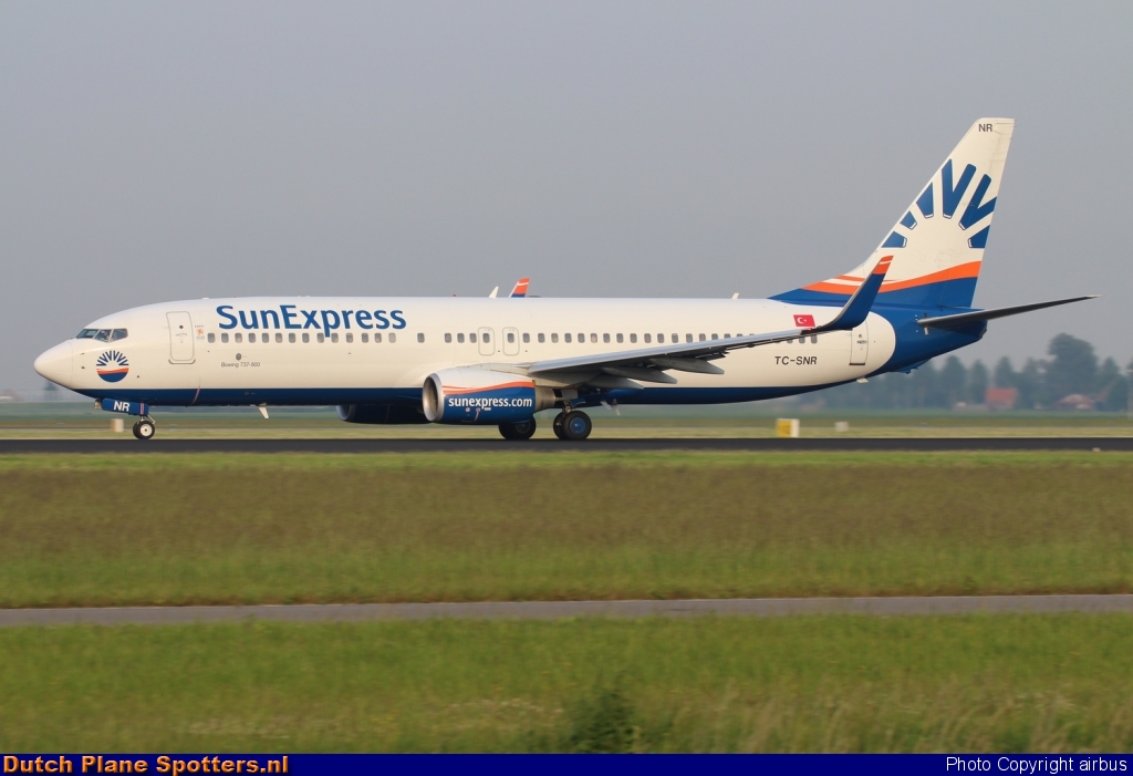 TC-SNR Boeing 737-800 SunExpress by airbus