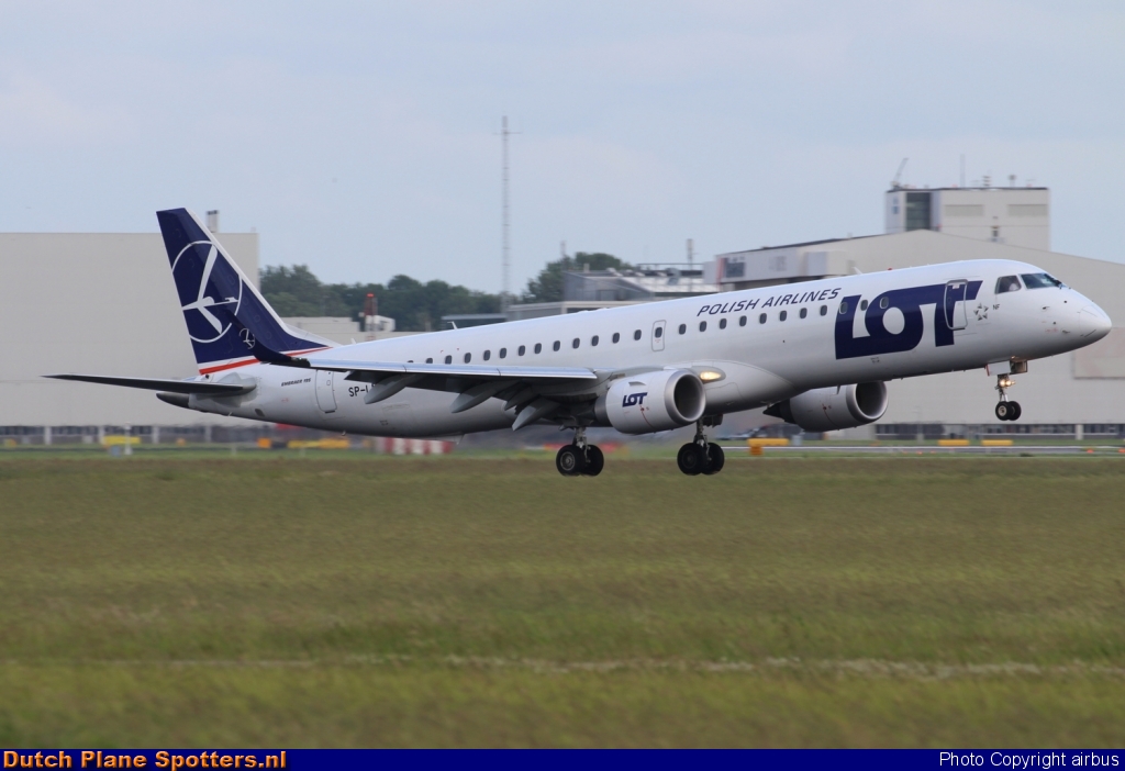 SP-LNF Embraer 195 LOT Polish Airlines by airbus