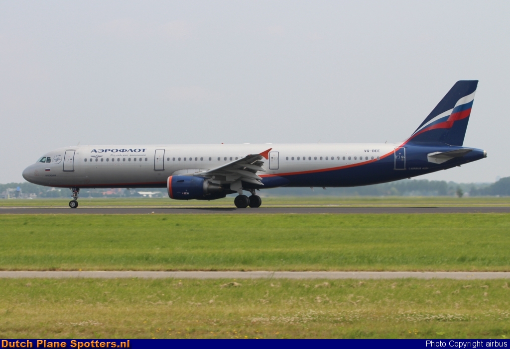 VQ-BEE Airbus A321 Aeroflot - Russian Airlines by airbus