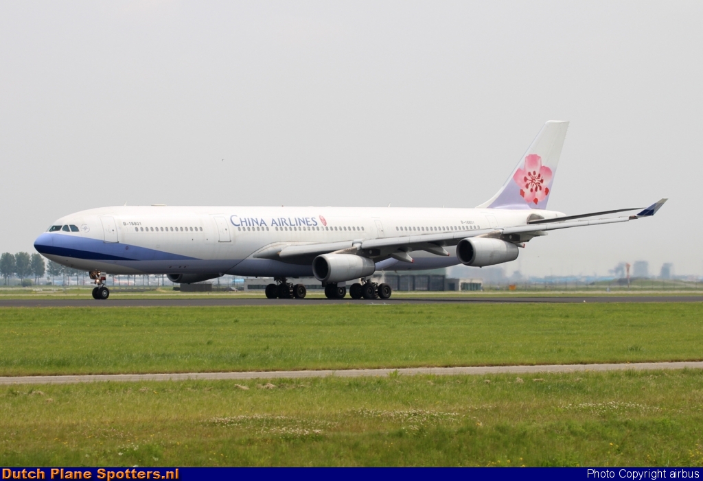B-18801 Airbus A340-300 China Airlines by airbus
