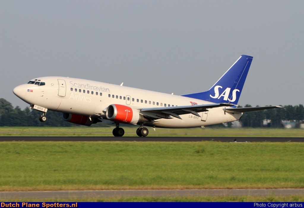 LN-BRX Boeing 737-500 SAS Scandinavian Airlines by airbus