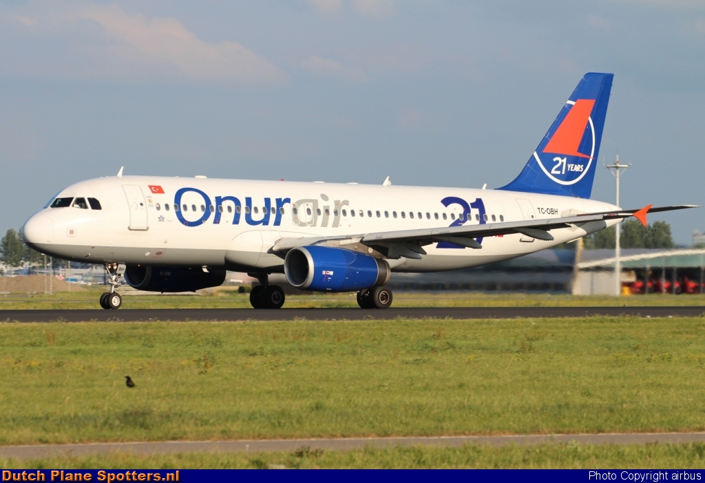TC-OBH Airbus A320 Onur Air by airbus