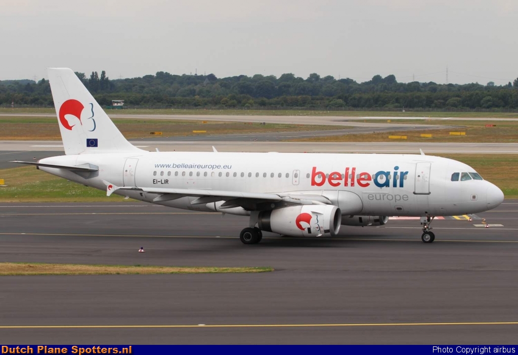 EI-LIR Airbus A319 Belleair Europe by airbus