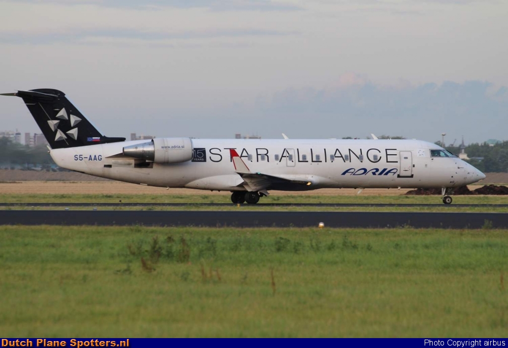 S5-AAG Bombardier Canadair CRJ200 Adria Airways by airbus
