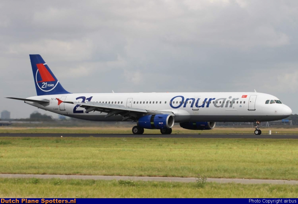 TC-ONS Airbus A321 Onur Air by airbus