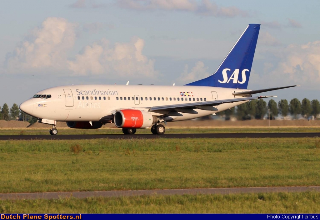 SE-DNX Boeing 737-600 SAS Scandinavian Airlines by airbus