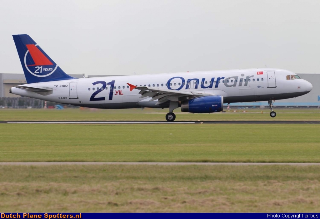 TC-OBO Airbus A320 Onur Air by airbus