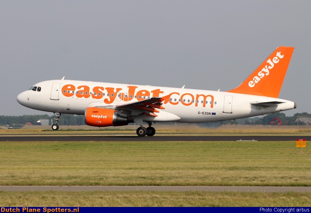 G-EZGN Airbus A319 easyJet by airbus