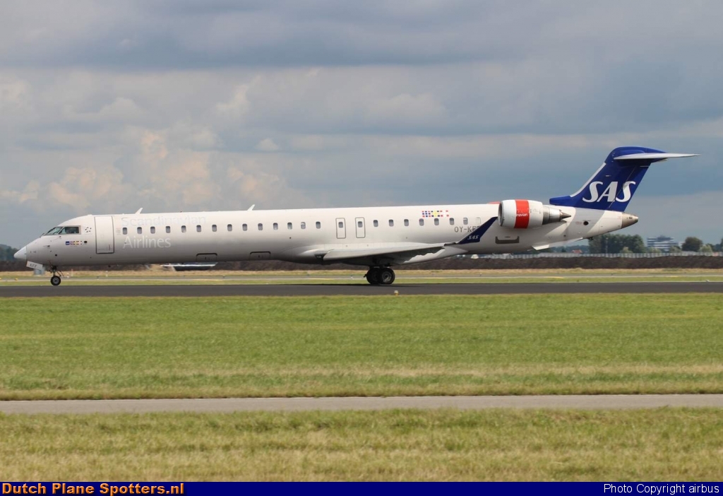 OY-KFF Bombardier Canadair CRJ900 SAS Scandinavian Airlines by airbus