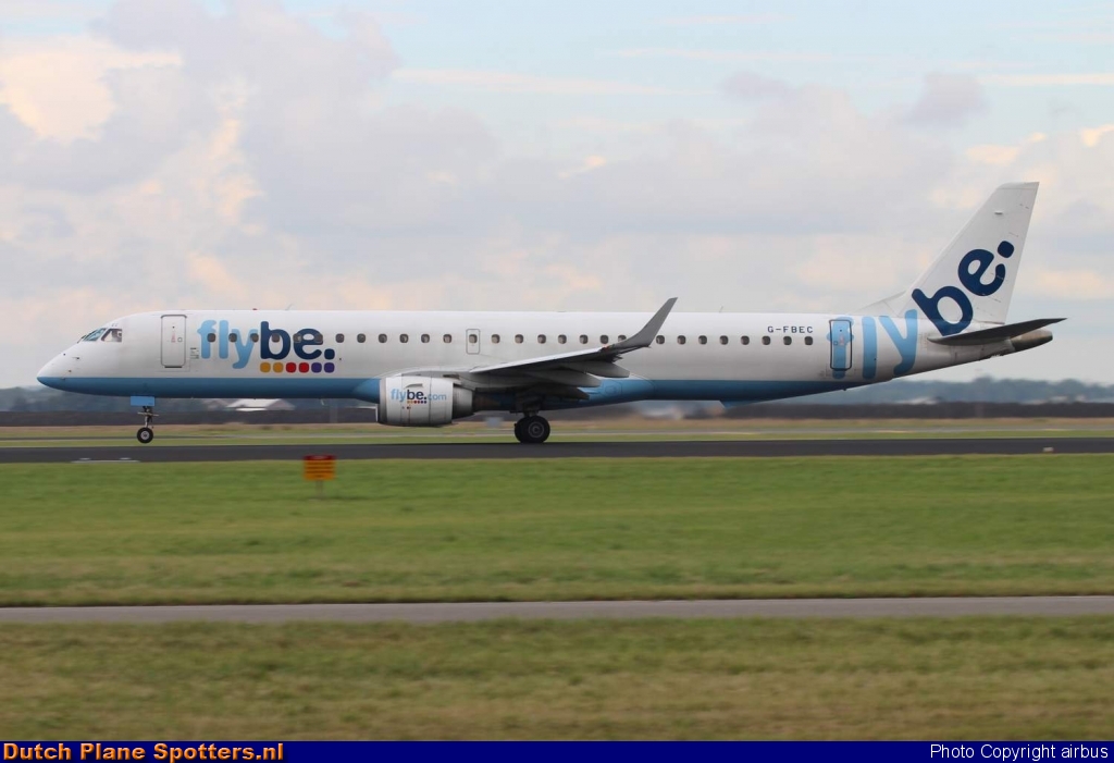 G-FBEC Embraer 195 Flybe by airbus
