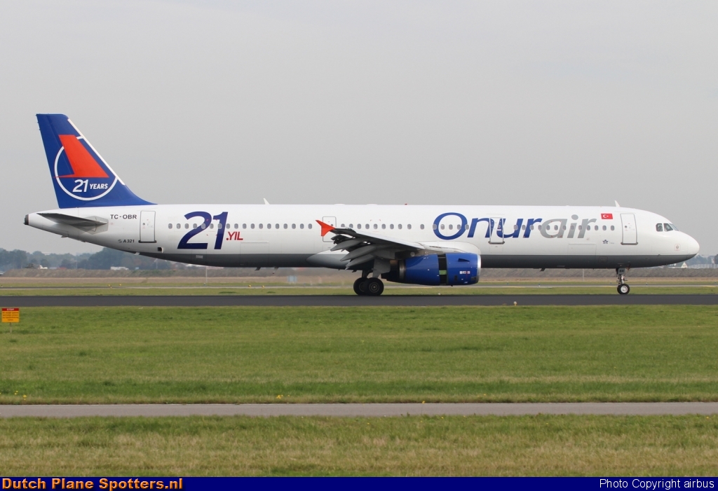 TC-OBR Airbus A321 Onur Air by airbus