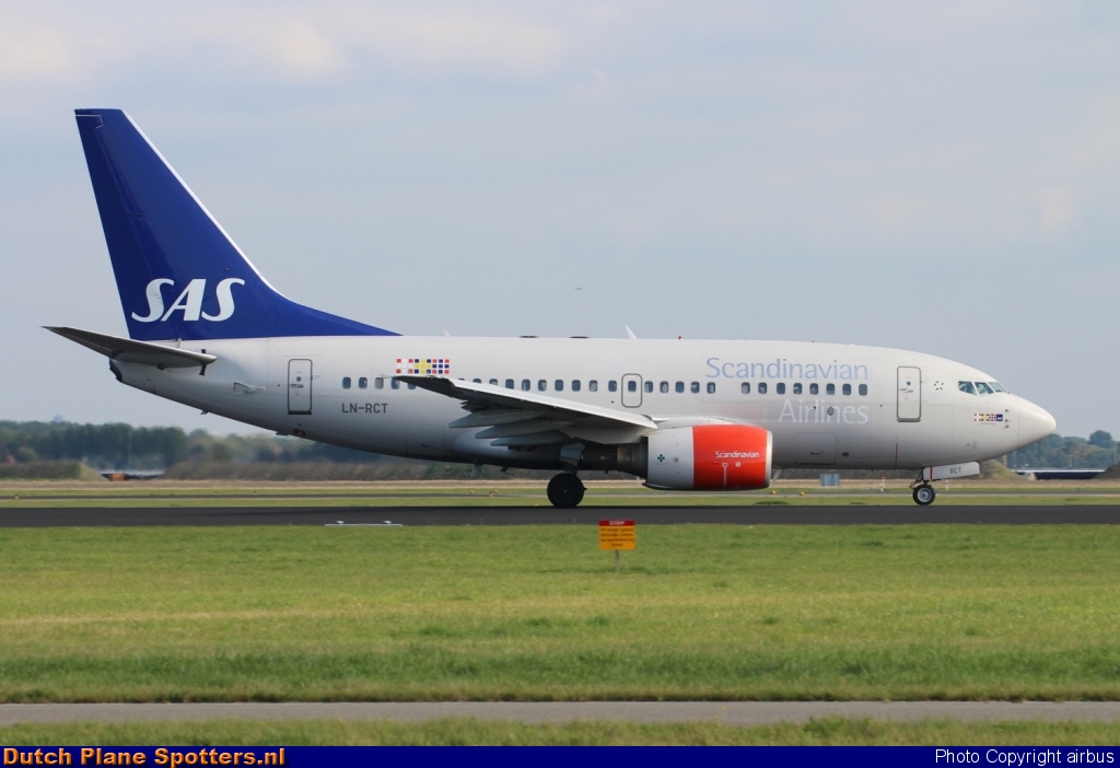 LN-RCT Boeing 737-600 SAS Scandinavian Airlines by airbus