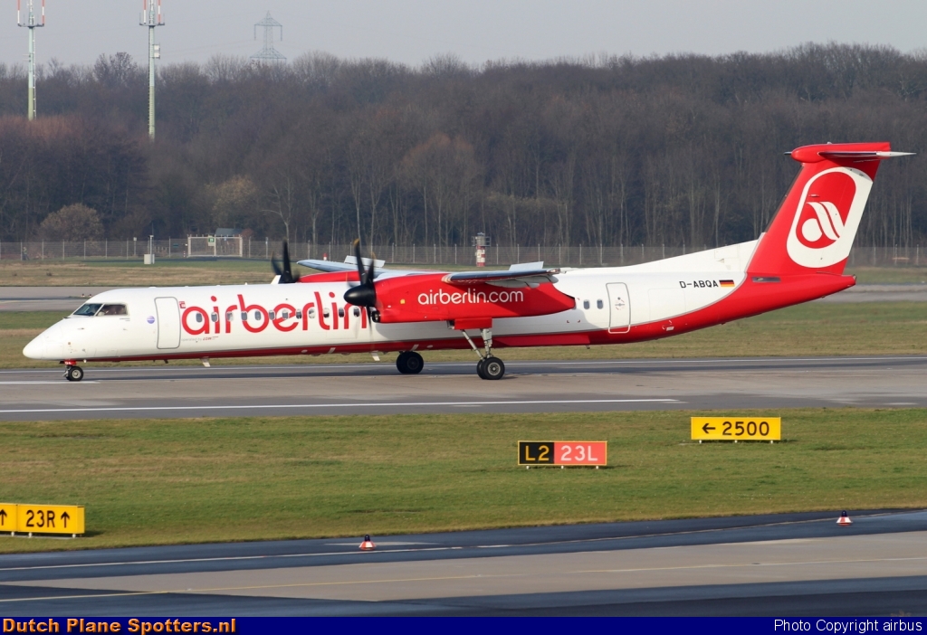 D-ABQA Bombardier Dash 8-Q400 LGW - Luftfahrtgesellschaft - Walter (Air Berlin) by airbus