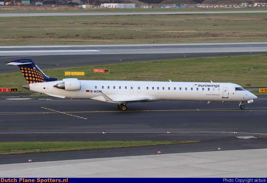 D-ACNL Bombardier Canadair CRJ900 Eurowings by airbus