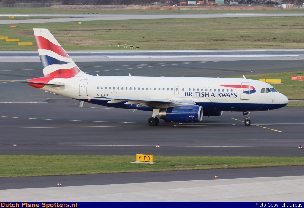 G-EUPV Airbus A319 British Airways by airbus