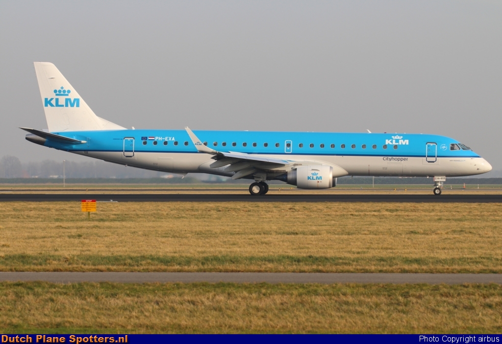 PH-EXA Embraer 190 KLM Cityhopper by airbus