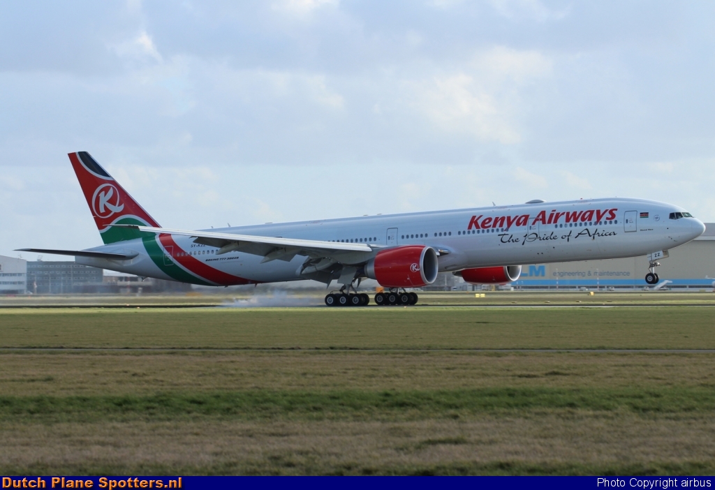 5Y-KZZ Boeing 777-300 Kenya Airways by airbus