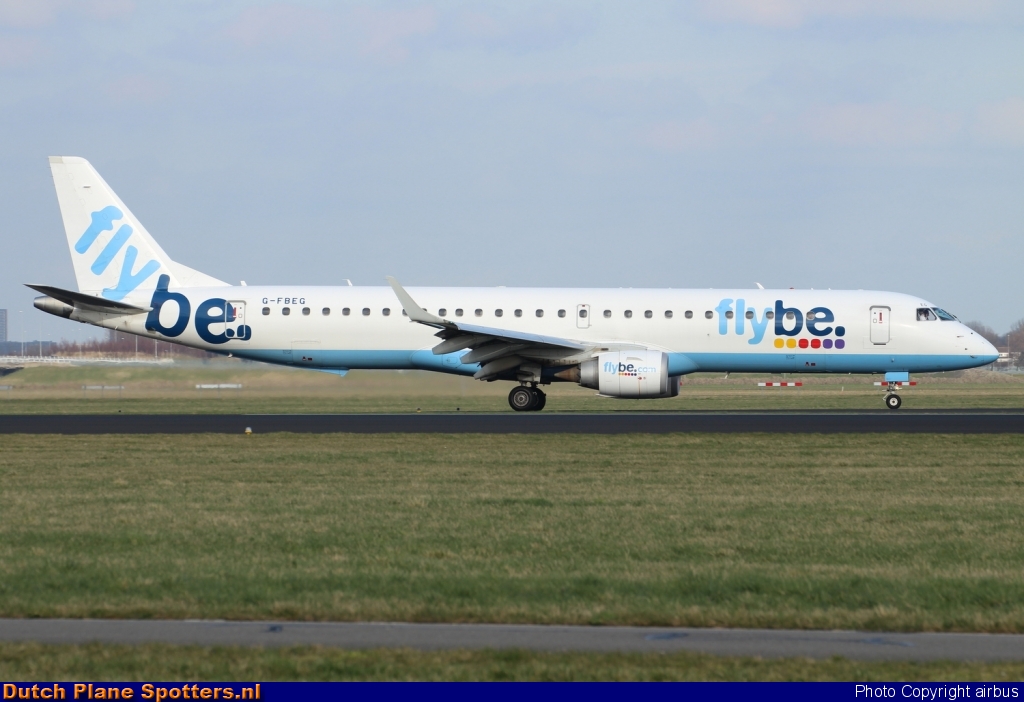 G-FBEG Embraer 195 Flybe by airbus