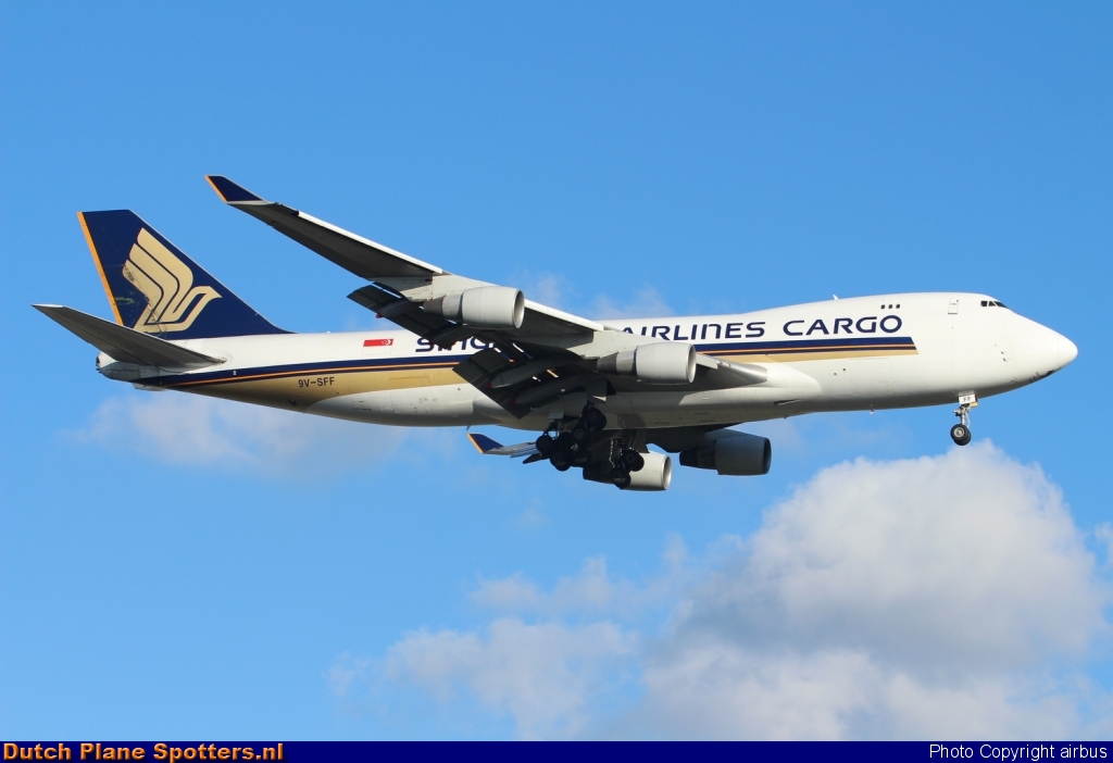9V-SFF Boeing 747-400 Singapore Airlines Cargo by airbus