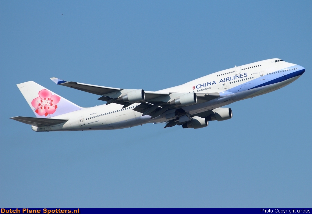 B-18205 Boeing 747-400 China Airlines by airbus