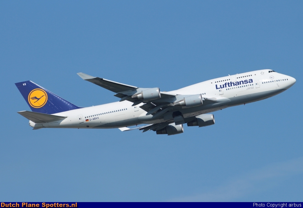 D-ABVX Boeing 747-400 Lufthansa by airbus