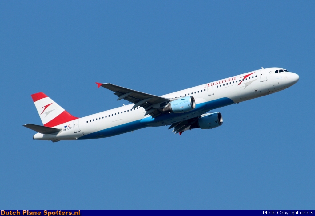 OE-LBA Airbus A321 Austrian Airlines by airbus
