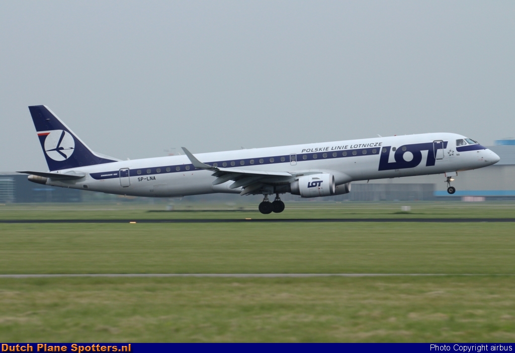 SP-LNA Embraer 195 LOT Polish Airlines by airbus