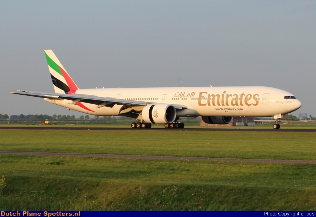A6-EGC Boeing 777-300 Emirates by airbus