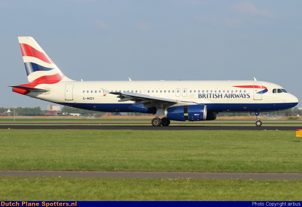 G-MIDY Airbus A320 British Airways by airbus