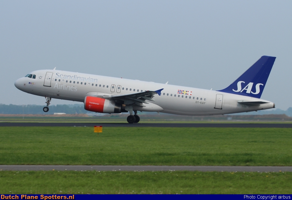 OY-KAY Airbus A320 SAS Scandinavian Airlines by airbus