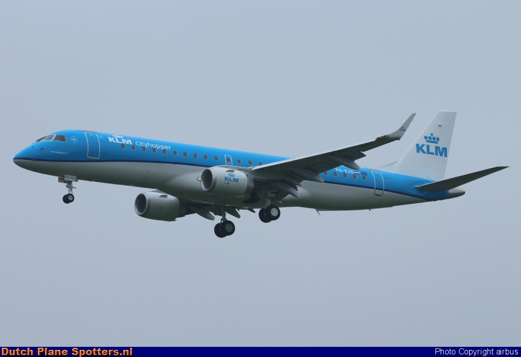 PH-EXD Embraer 190 KLM Cityhopper by airbus