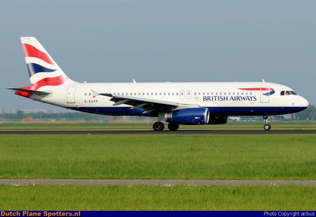 G-EUYP Airbus A320 British Airways by airbus