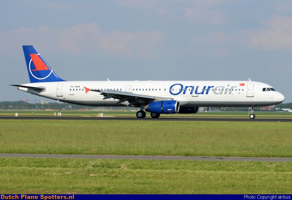 TC-ONS Airbus A321 Onur Air by airbus