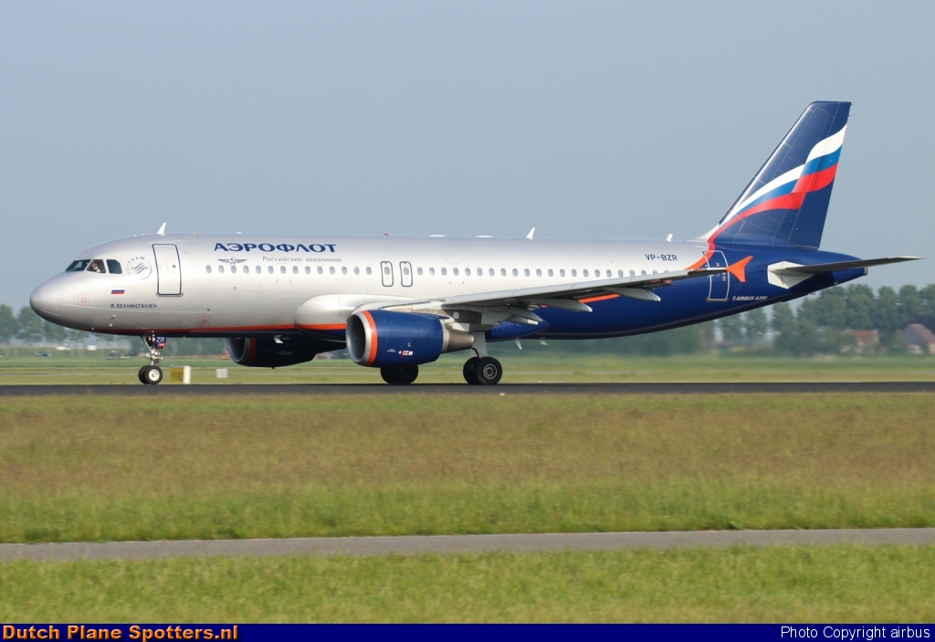 VP-BZR Airbus A320 Aeroflot - Russian Airlines by airbus
