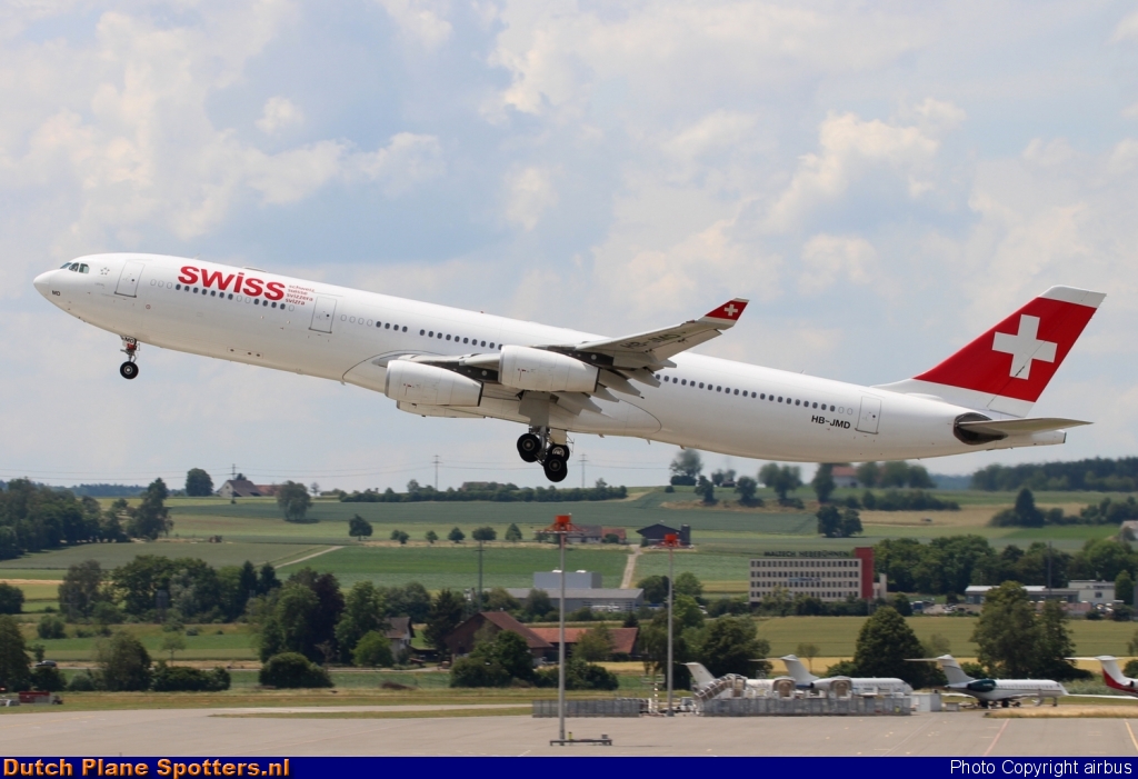 HB-JMD Airbus A340-300 Swiss International Air Lines by airbus